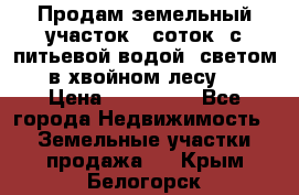 Продам земельный участок 6 соток, с питьевой водой, светом  в хвойном лесу . › Цена ­ 600 000 - Все города Недвижимость » Земельные участки продажа   . Крым,Белогорск